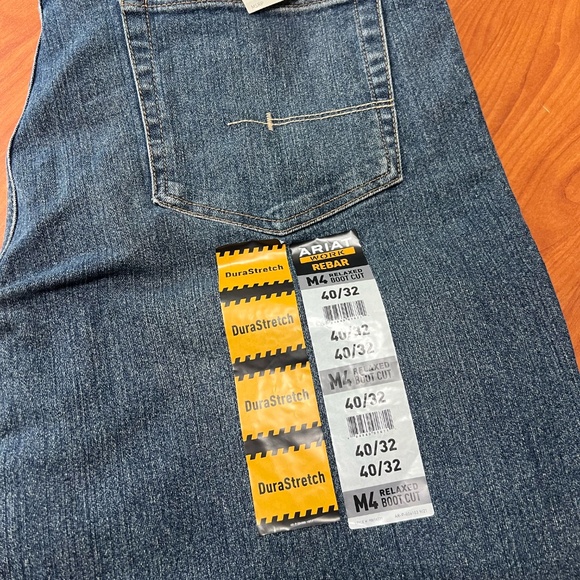 NWT Ariat Rebar M4 Relaxed DuraStretch Basic Boot Cut Jean - Picture 8 of 8